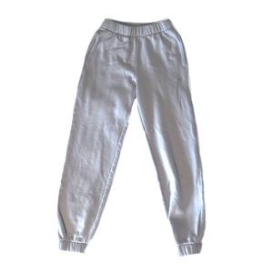 hollister high rise periwinkle sweatpants!